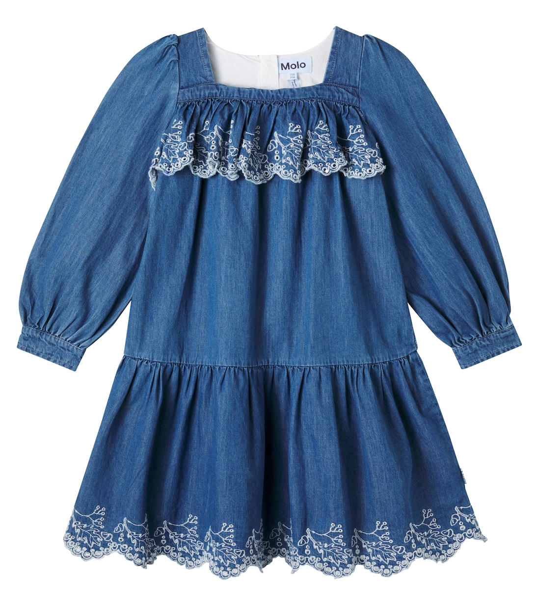 Robe Camitty brodée en coton | Molo