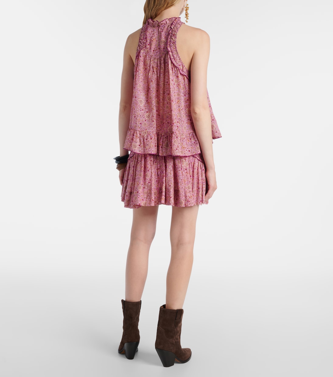 Carlee printed ruffled cotton blouse | Marant Etoile