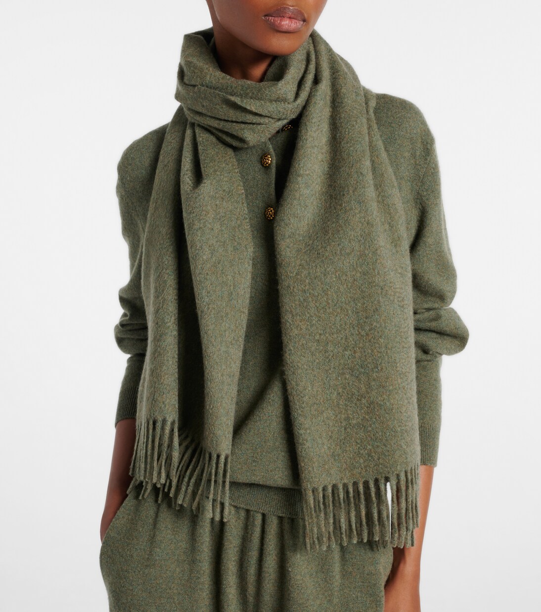 Grande Unita cashmere scarf | Loro Piana