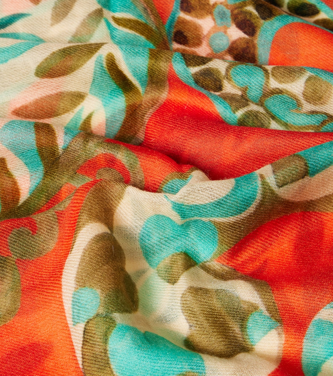 Tosca printed wool and cashmere scarf | Etro