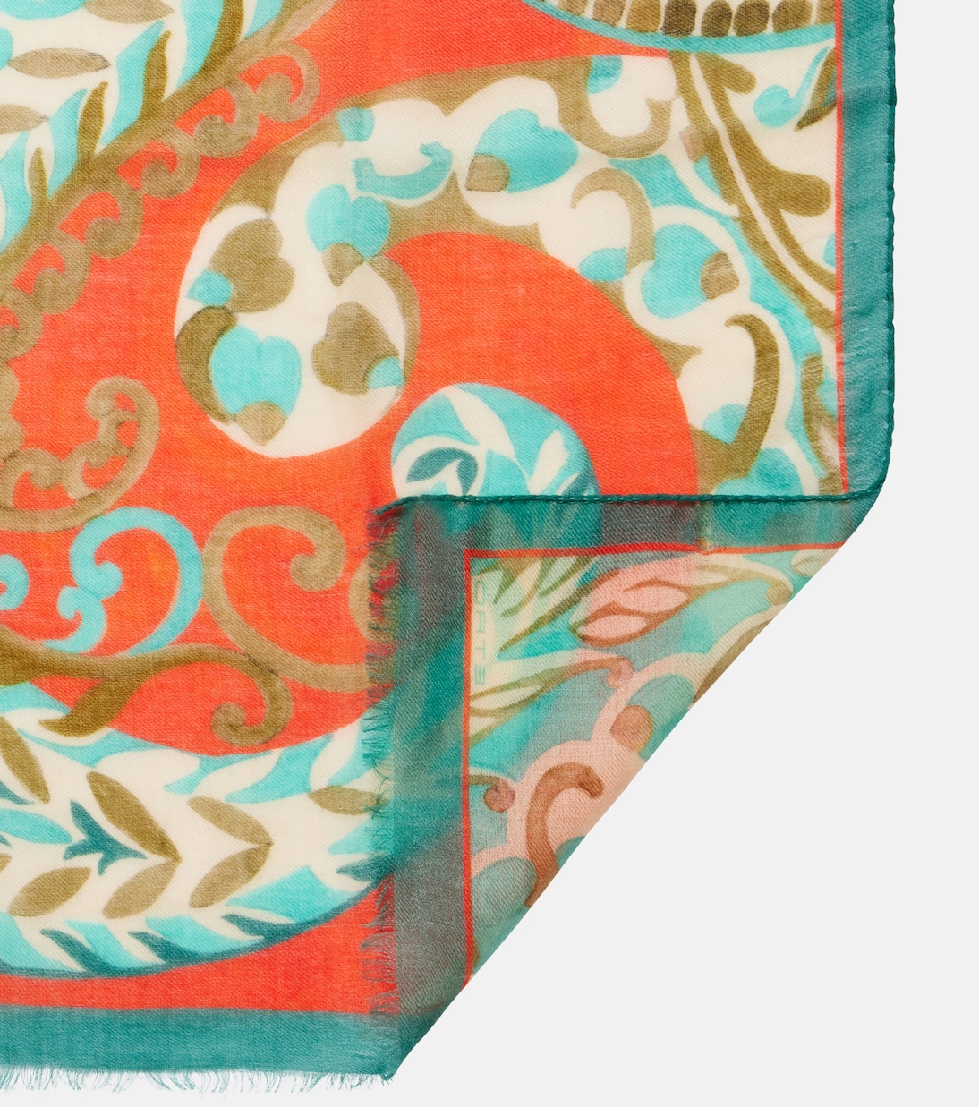 Tosca printed wool and cashmere scarf | Etro