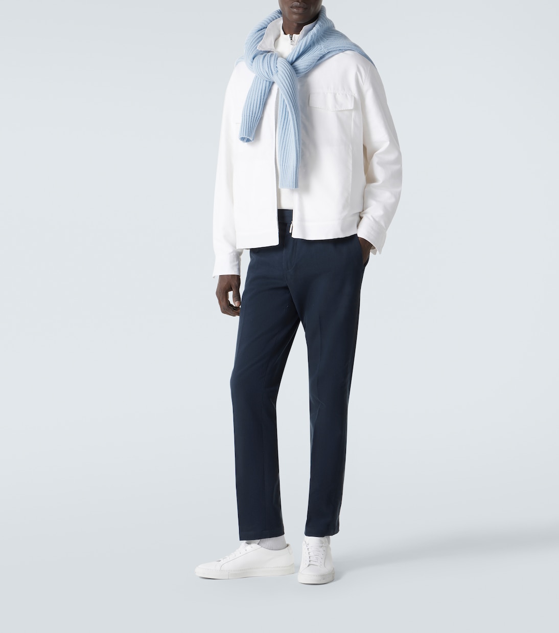 Pantaloni slim in twill di cotone | Thom Sweeney