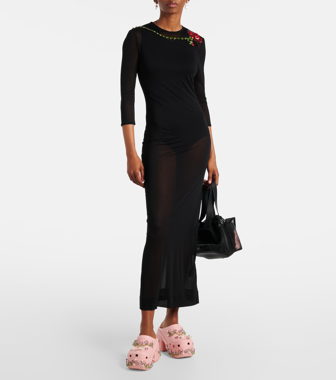 x Crocs Siren embellished platform clogs | Simone Rocha