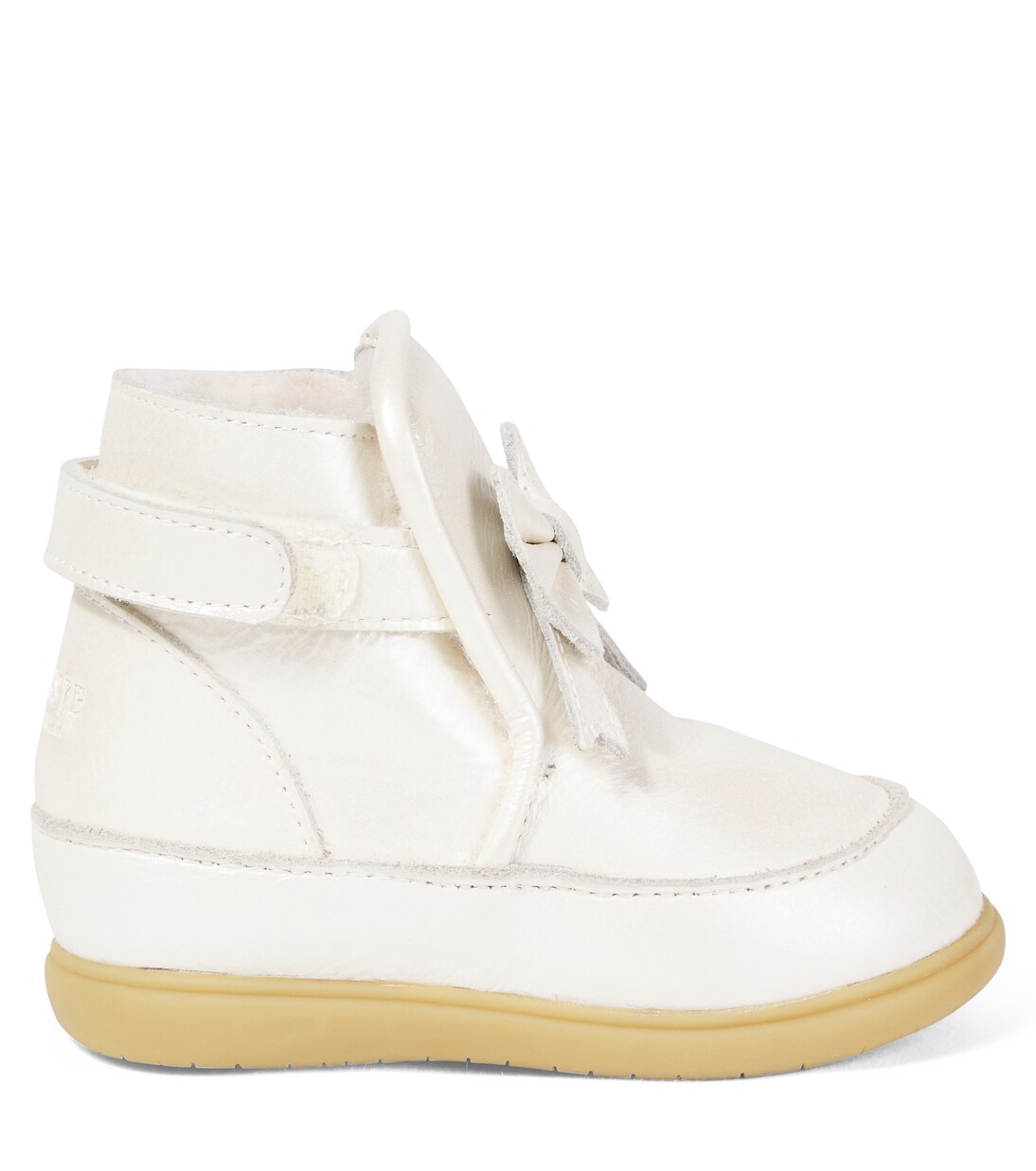 Bebé - botas Cemilla de piel con lazo | Donsje