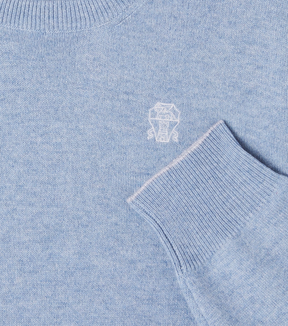 Jersey de cachemir con logo | Brunello Cucinelli Kids