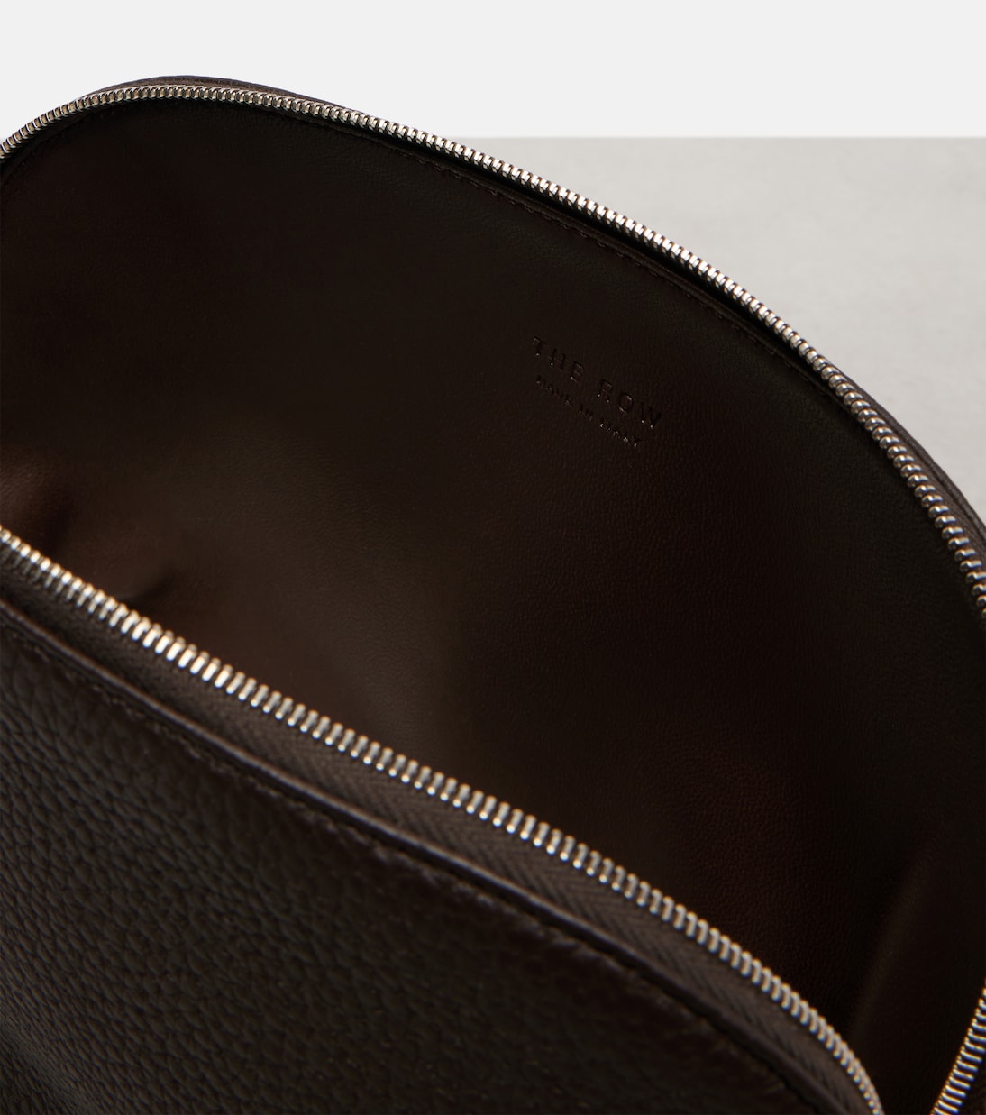 Agnes leather clutch | The Row