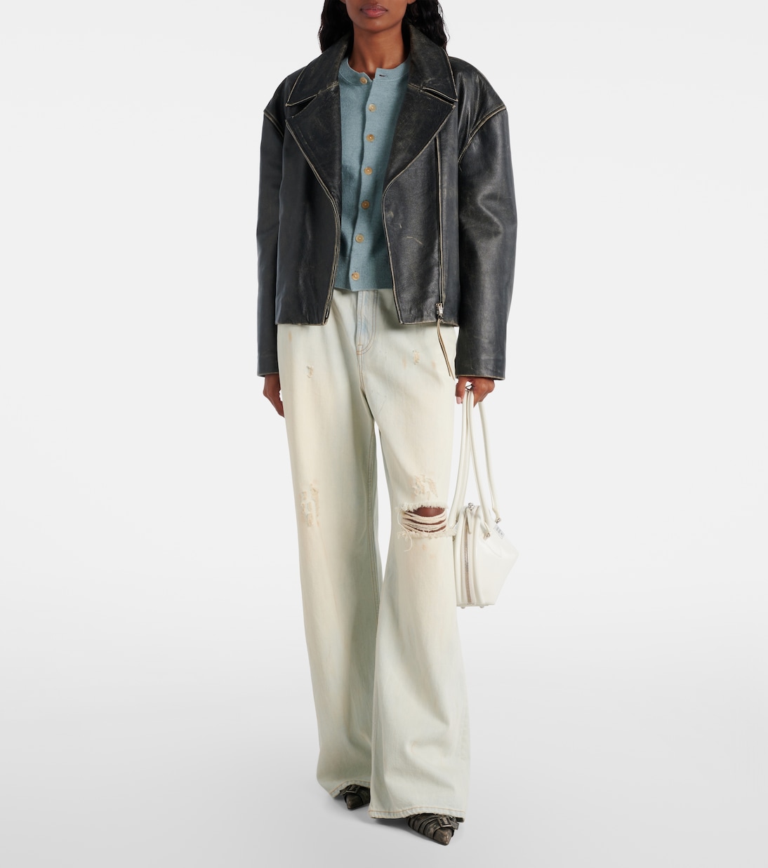 Kenny wool and yak cardigan | Acne Studios