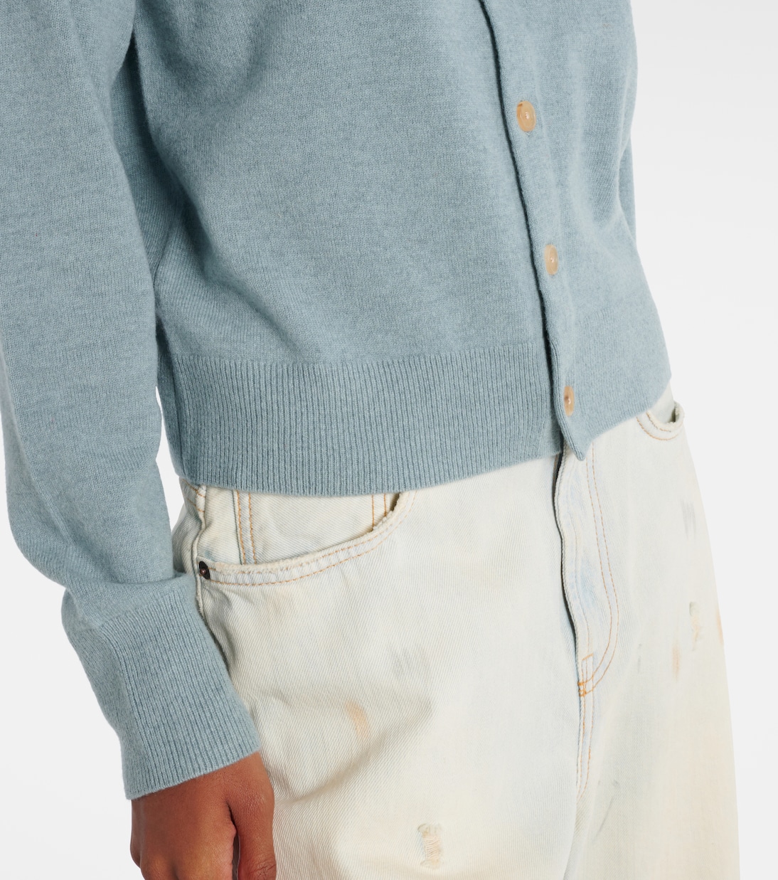 Kenny wool and yak cardigan | Acne Studios