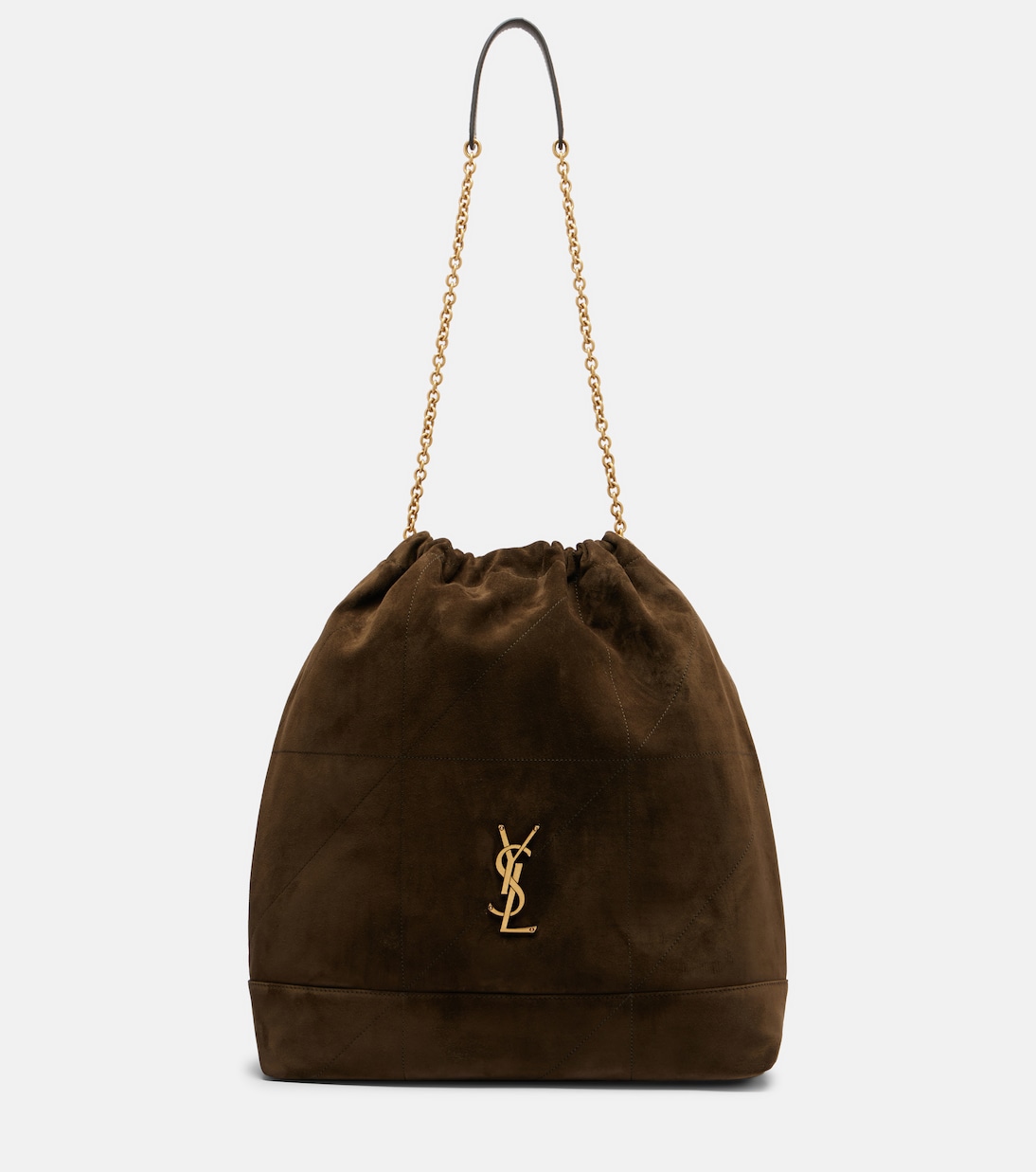 Schultertasche Jamie Large aus Veloursleder | Saint Laurent