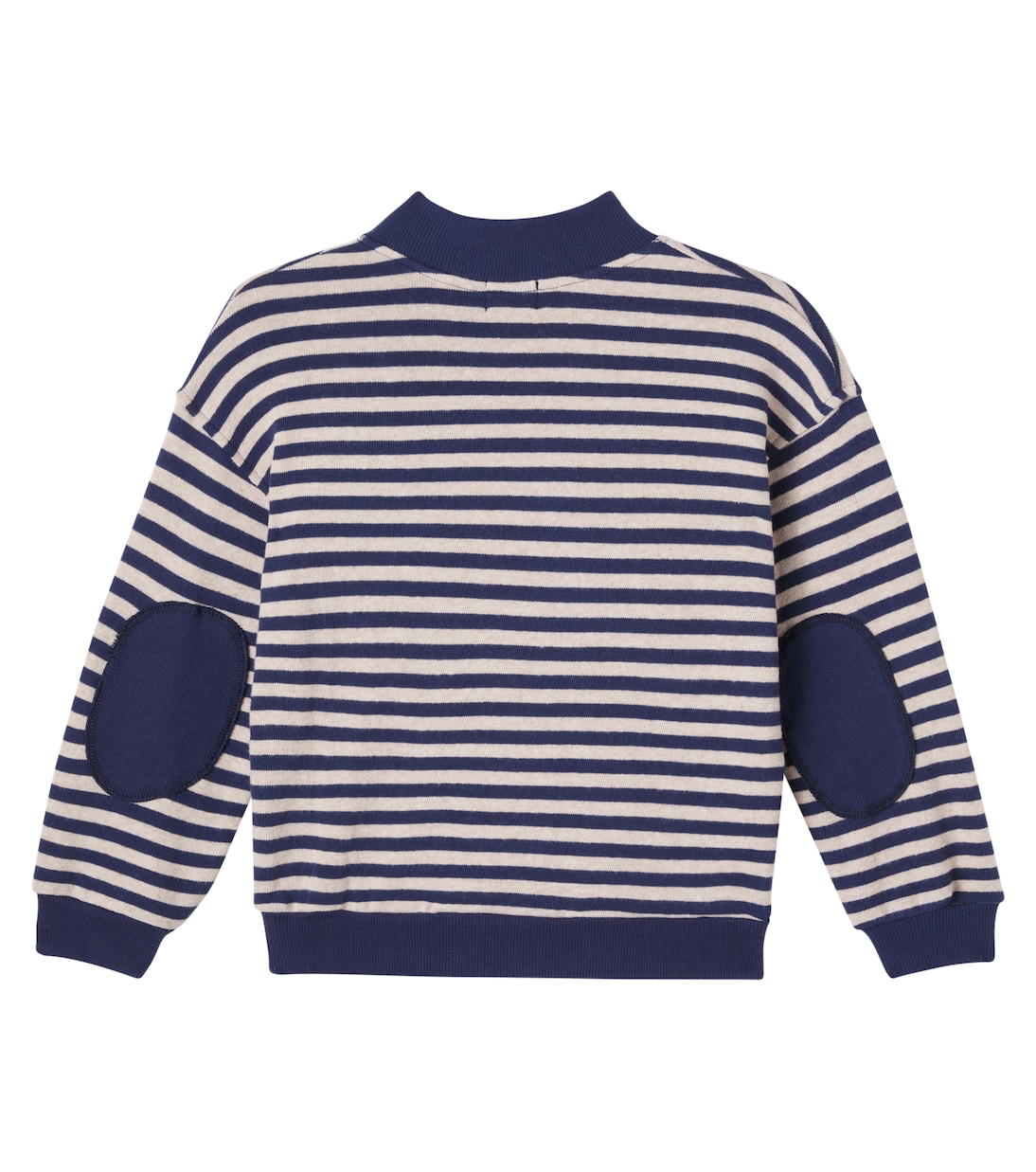 Alexis striped cotton-blend sweater | Cozmo