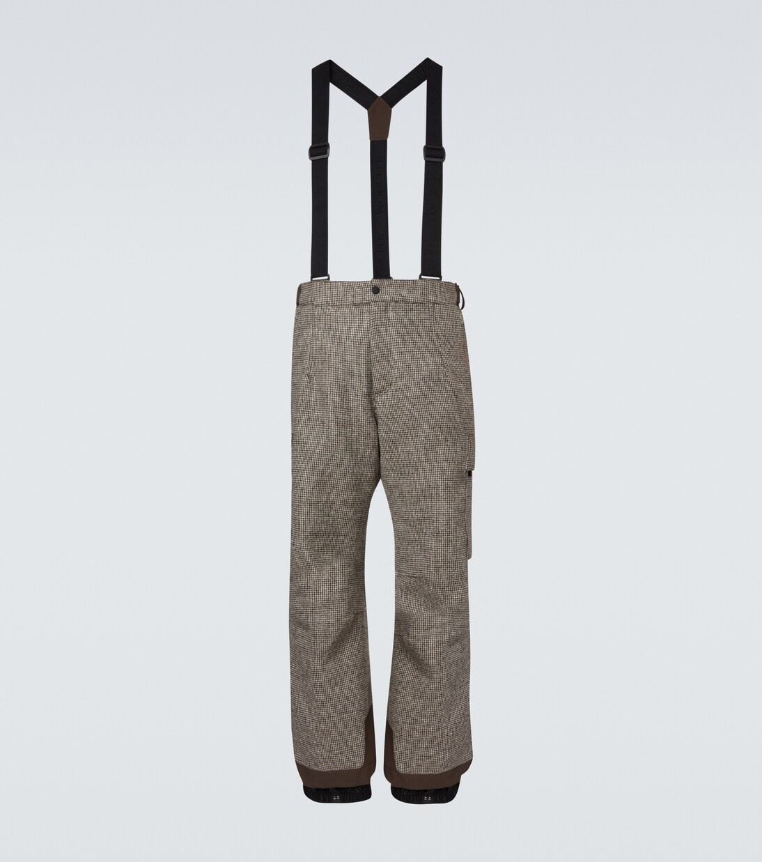 Salopette de ski en laine à carreaux | Moncler Grenoble