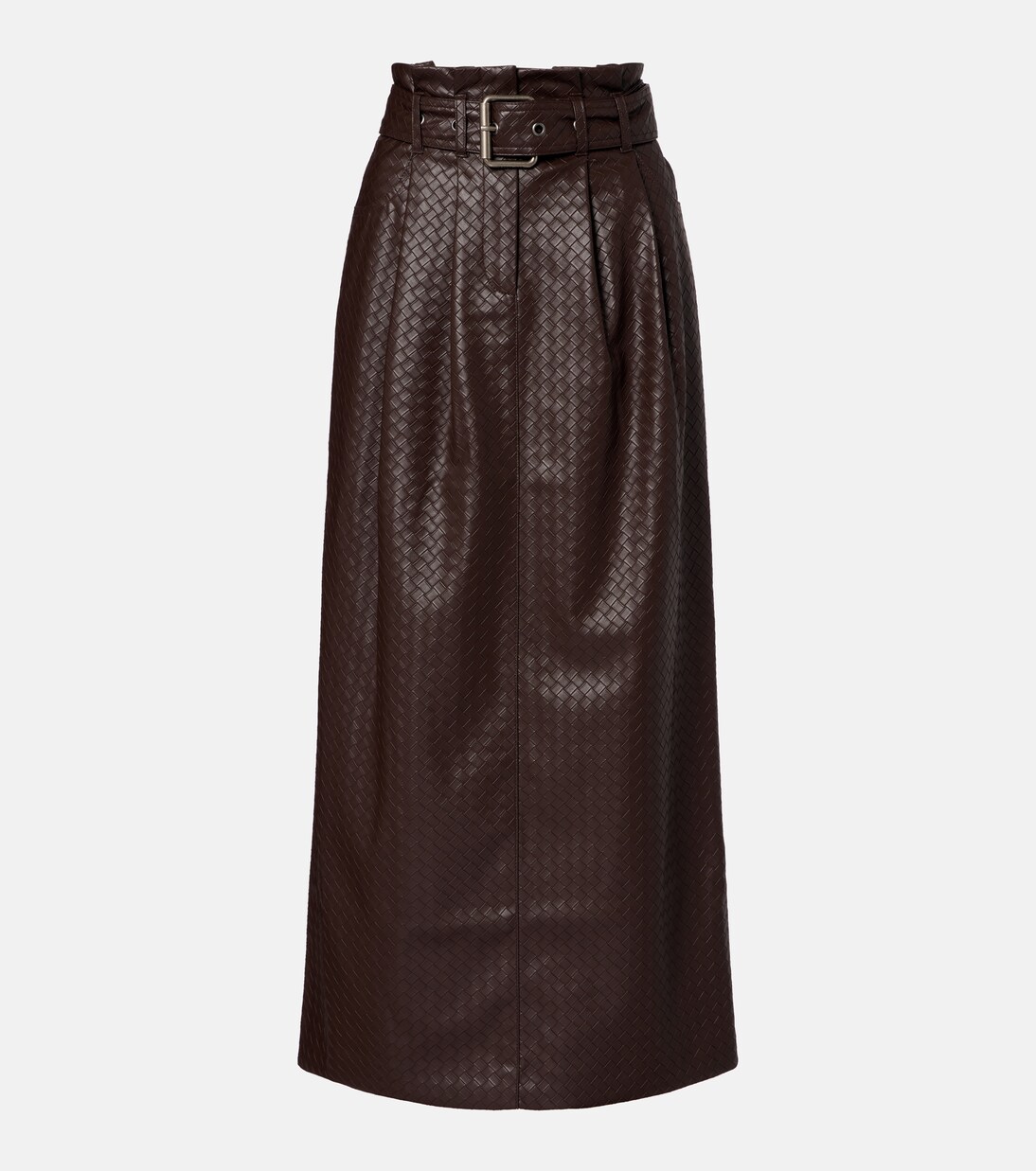 Anatta belted woven midi skirt | Rotate