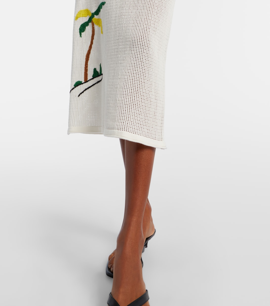 Vestido de playa Luma de algodón bordado | Staud