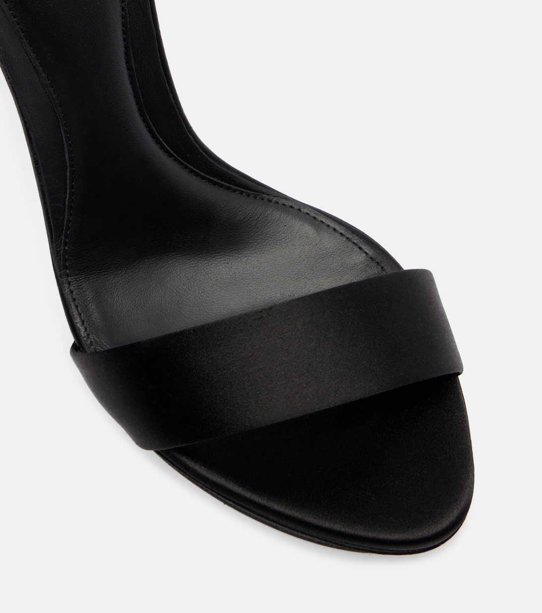 Jewel embellished satin platform sandals | McQueen