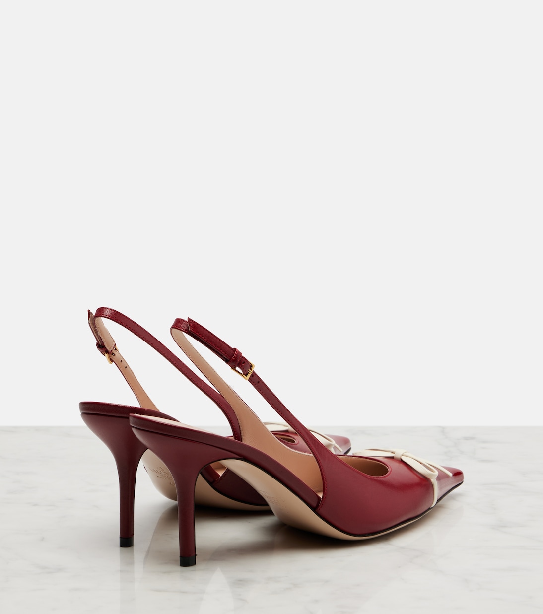 Slingback-Pumps Bepointy 80 aus Lackleder | Valentino Garavani