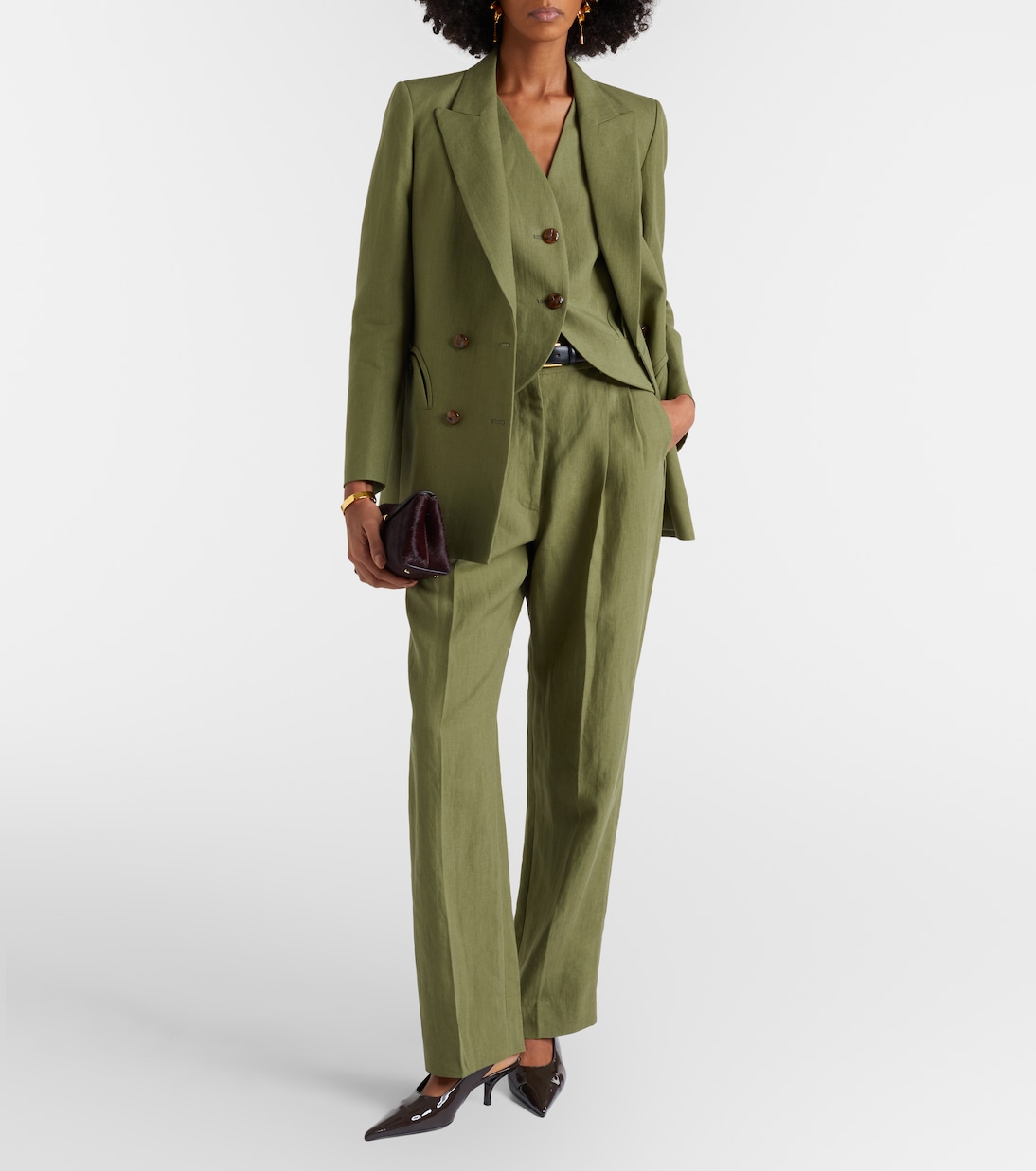 Gilet Midday Sun en lin | Blazé Milano