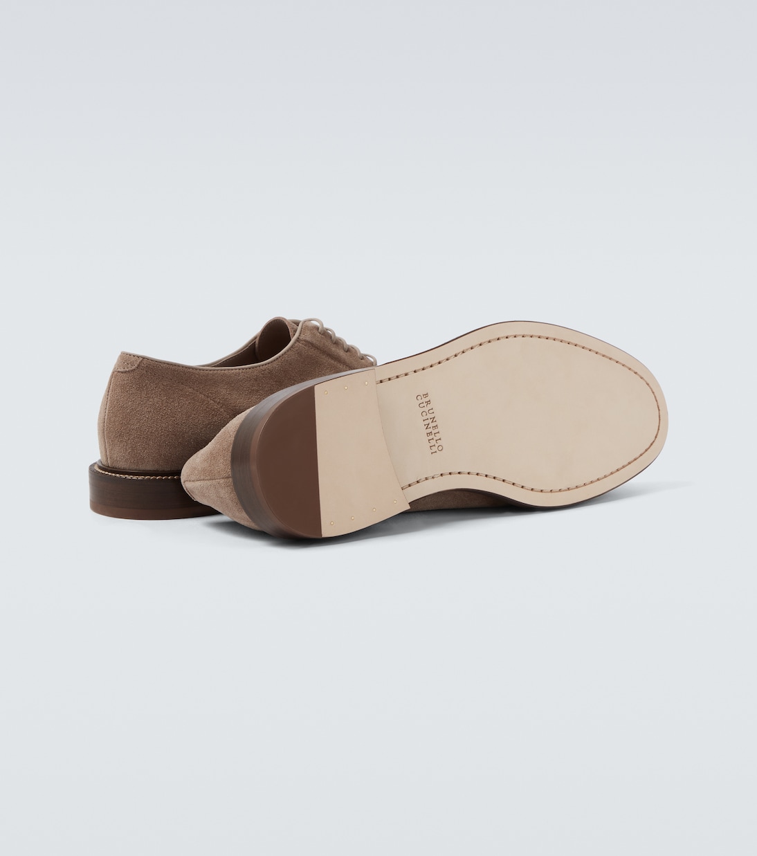Suede Derby shoes | Brunello Cucinelli