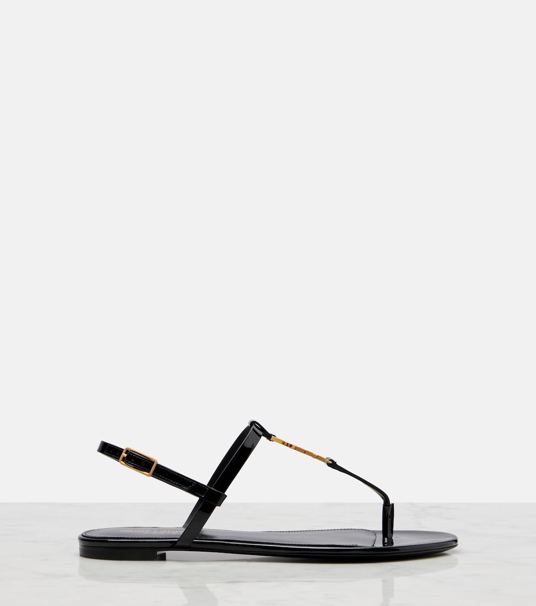 Sandalen Cassandre aus Lackleder | Saint Laurent