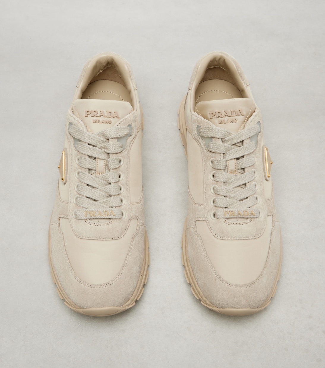 Baskets PRAX 2.0 en Re-Nylon et daim | Prada