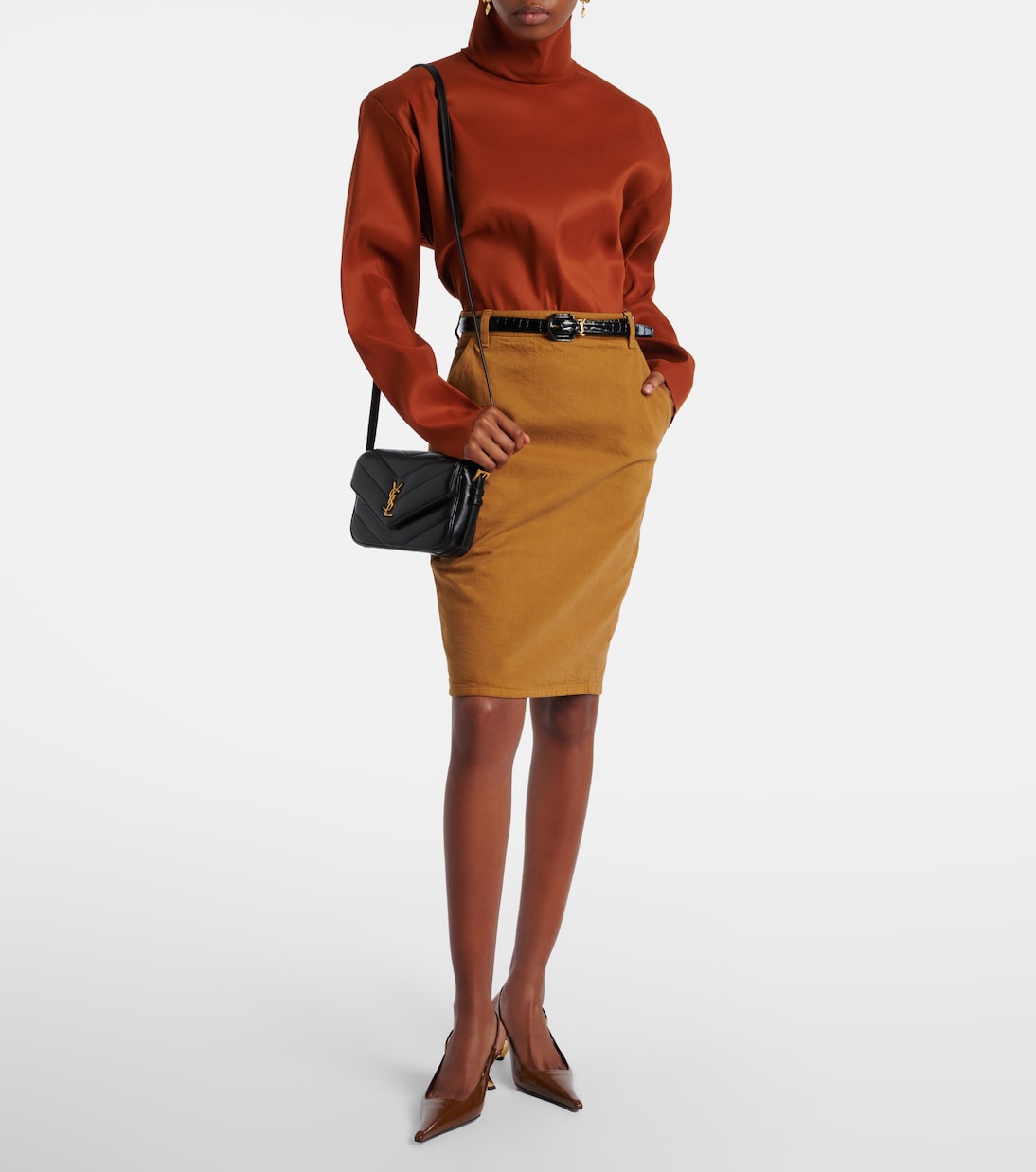 Loulou Toy leather crossbody bag | Saint Laurent