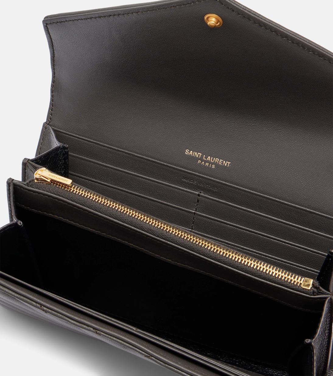 Cassandre matelassé leather wallet  | Saint Laurent