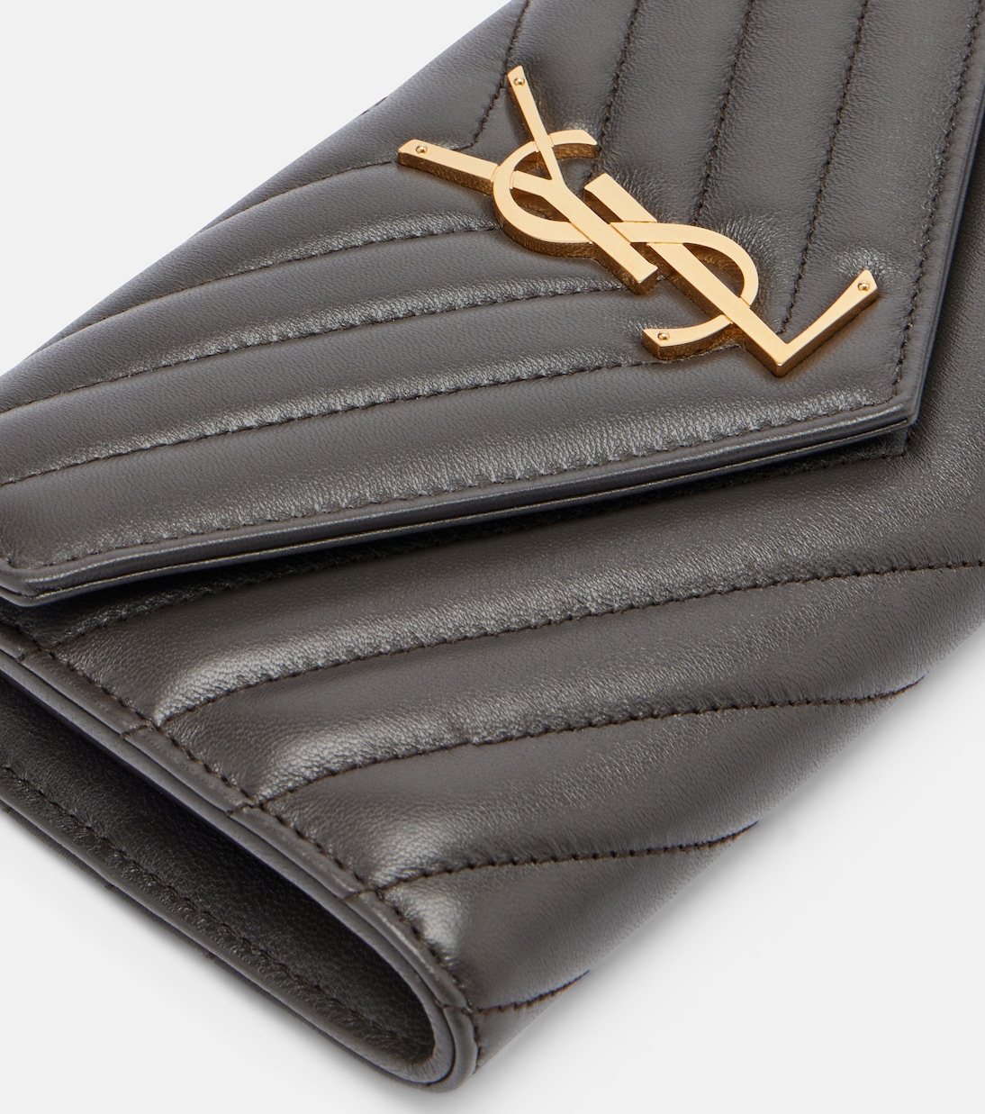 Cassandre matelassé leather wallet  | Saint Laurent