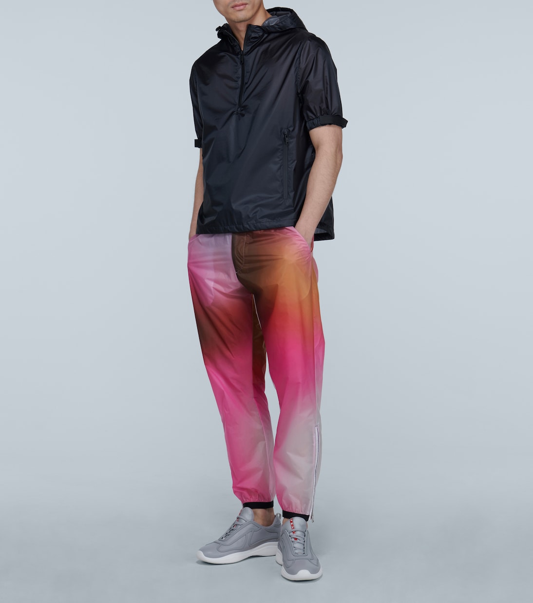 printed technical pants | Prada
