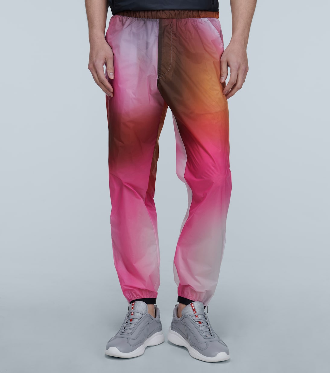 printed technical pants | Prada