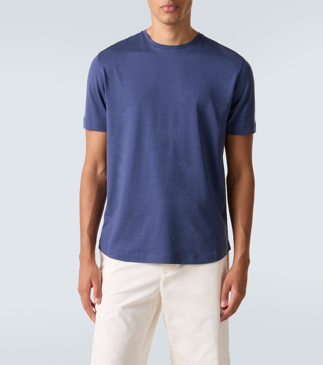 T-Shirt aus Seide und Baumwolle | Loro Piana