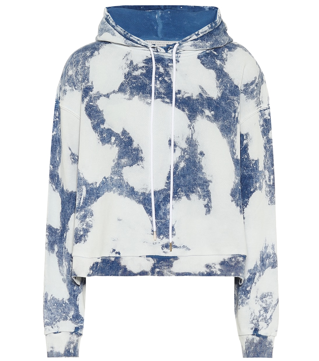 Sweat-shirt à capuche à motif tie & dye en coton | Stella McCartney