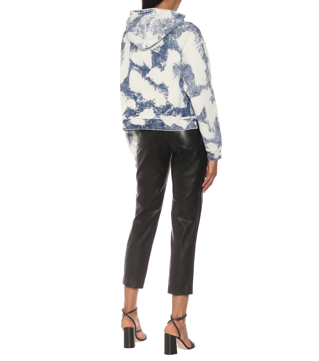 Sweat-shirt à capuche à motif tie & dye en coton | Stella McCartney