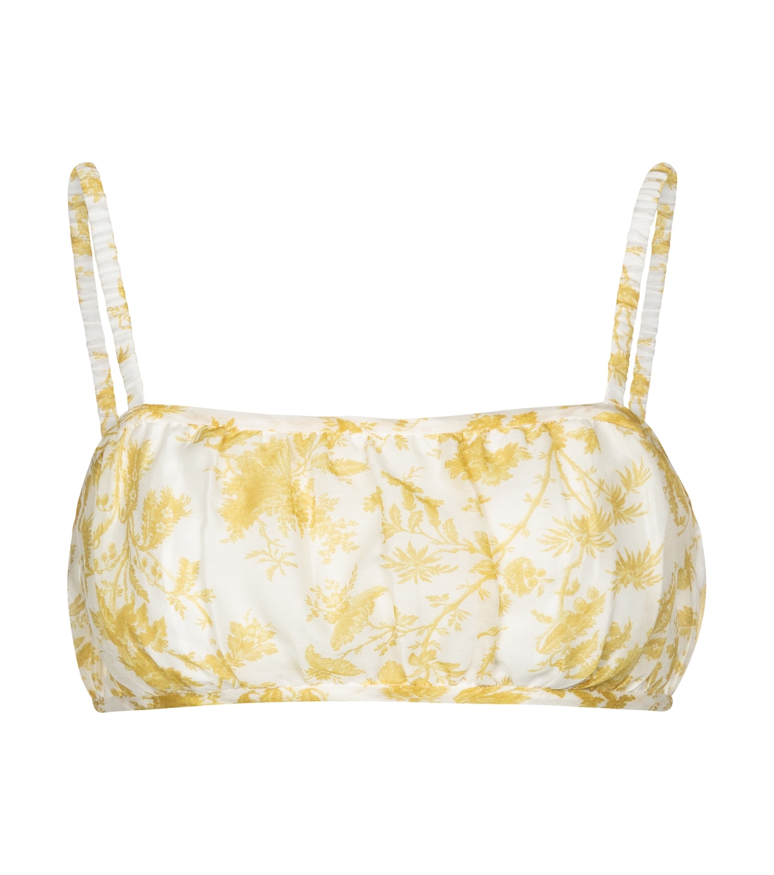 Clementine cotton and silk crop top | SIR