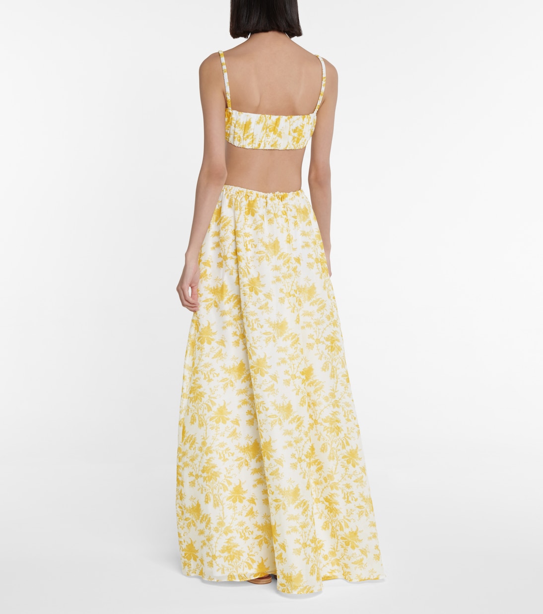 Clementine cotton and silk crop top | SIR