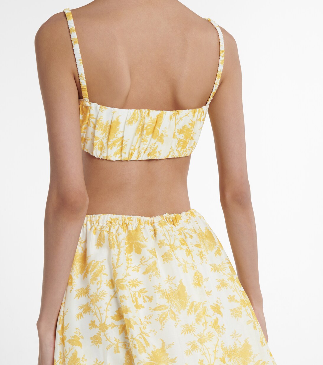 Clementine cotton and silk crop top | SIR