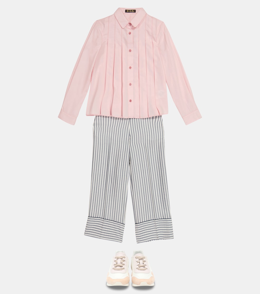 Blusa Ambre en mezcla de algodón | Loro Piana Kids