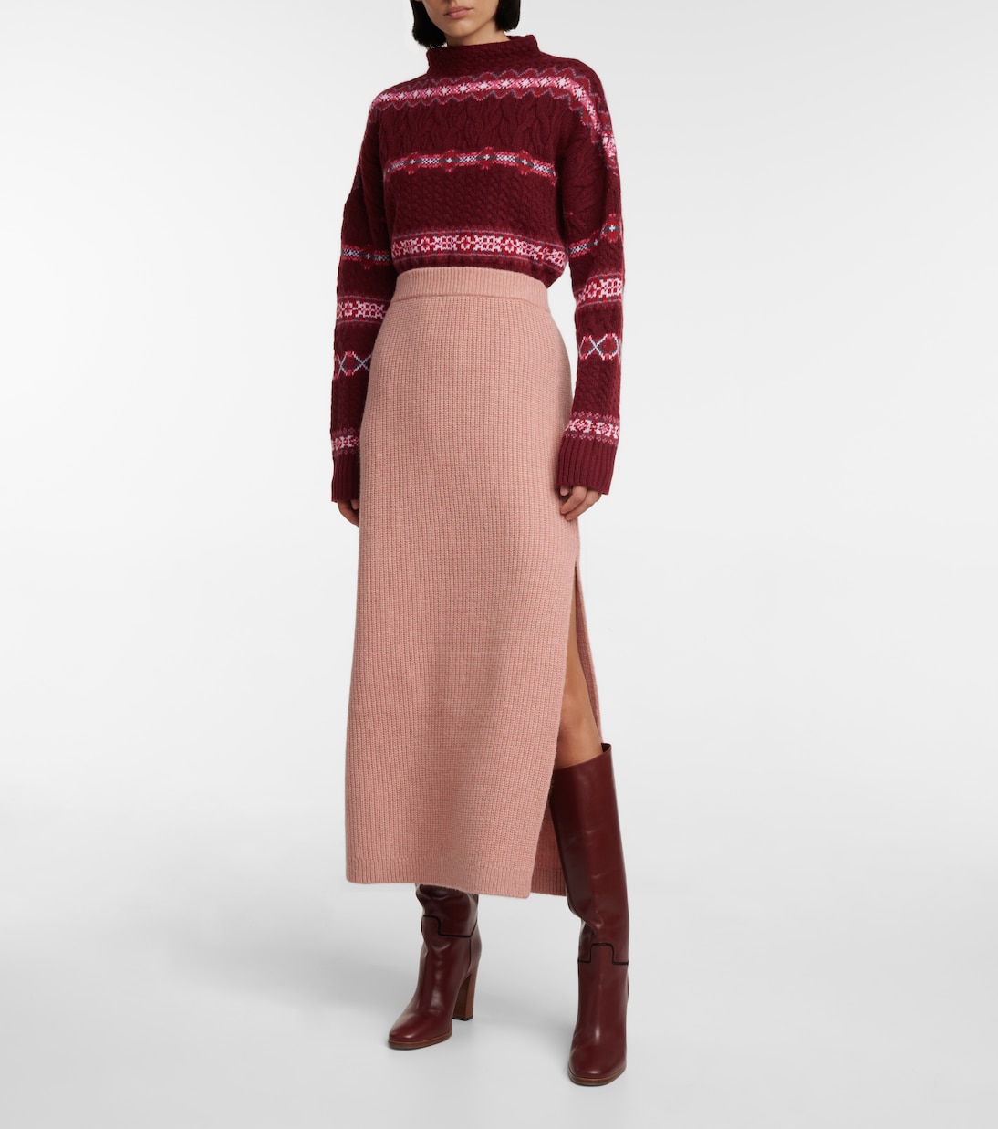 Falda midi Wetherby de lana | Altuzarra