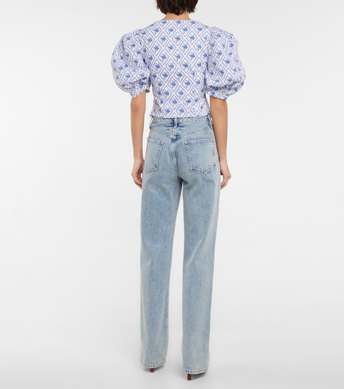 Top Tessa in misto cotone con stampa | Caroline Constas