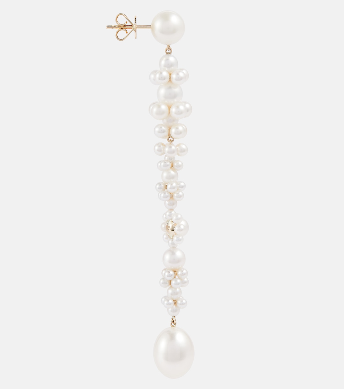 Orecchini in oro 14kt con perle d'acqua dolce di SOPHIE BILLE BRAHE - Stile giovanile Grand Bellis