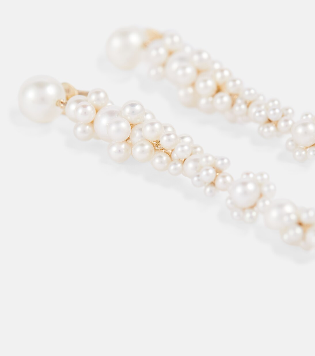 Orecchini in oro 14kt con perle d'acqua dolce di SOPHIE BILLE BRAHE - Stile giovanile Grand Bellis