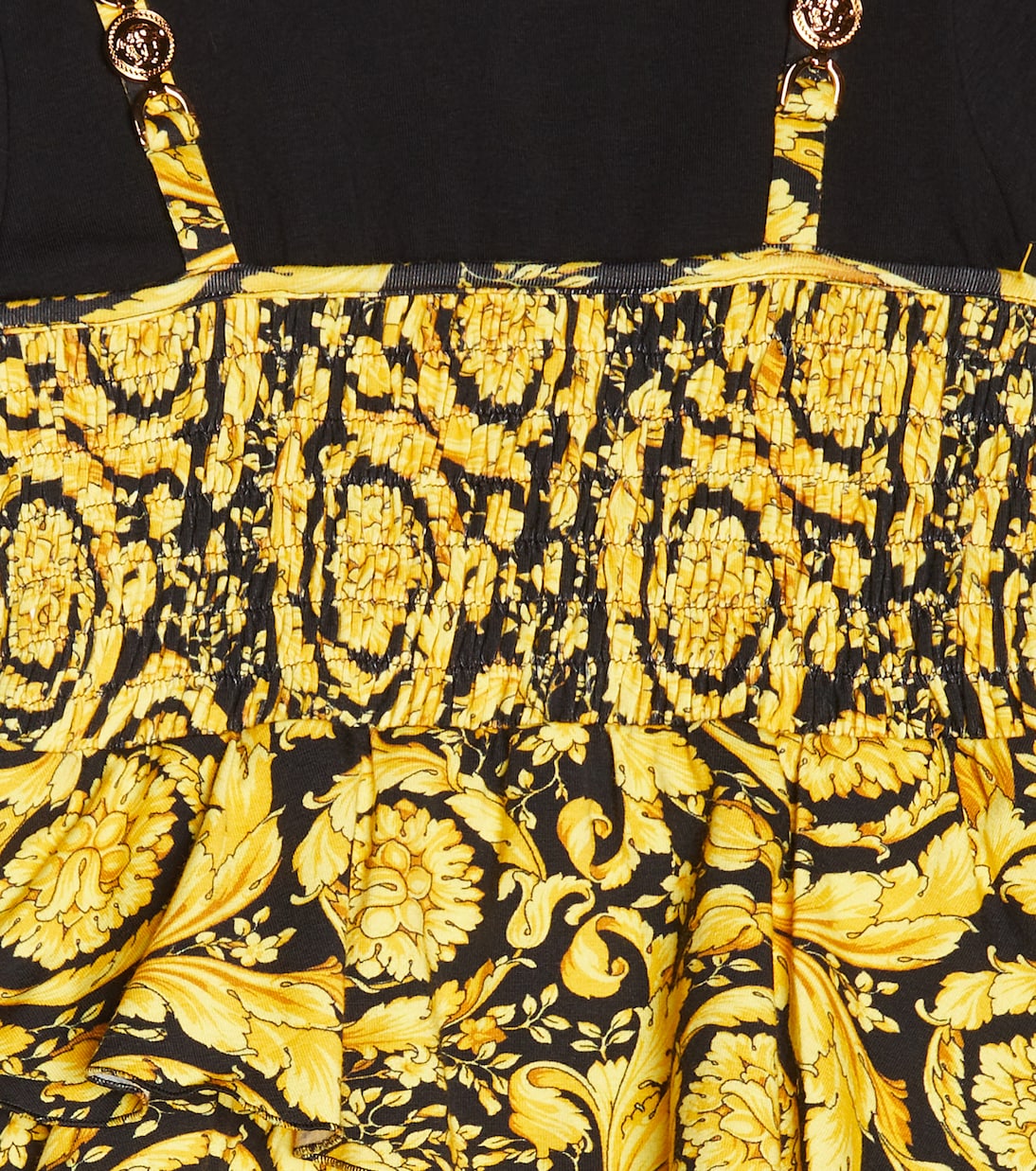 Kleid Barocco aus einem Baumwollgemisch | Versace Kids