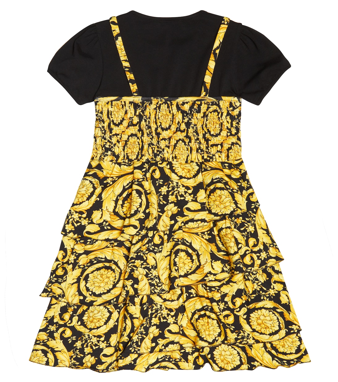 Kleid Barocco aus einem Baumwollgemisch | Versace Kids