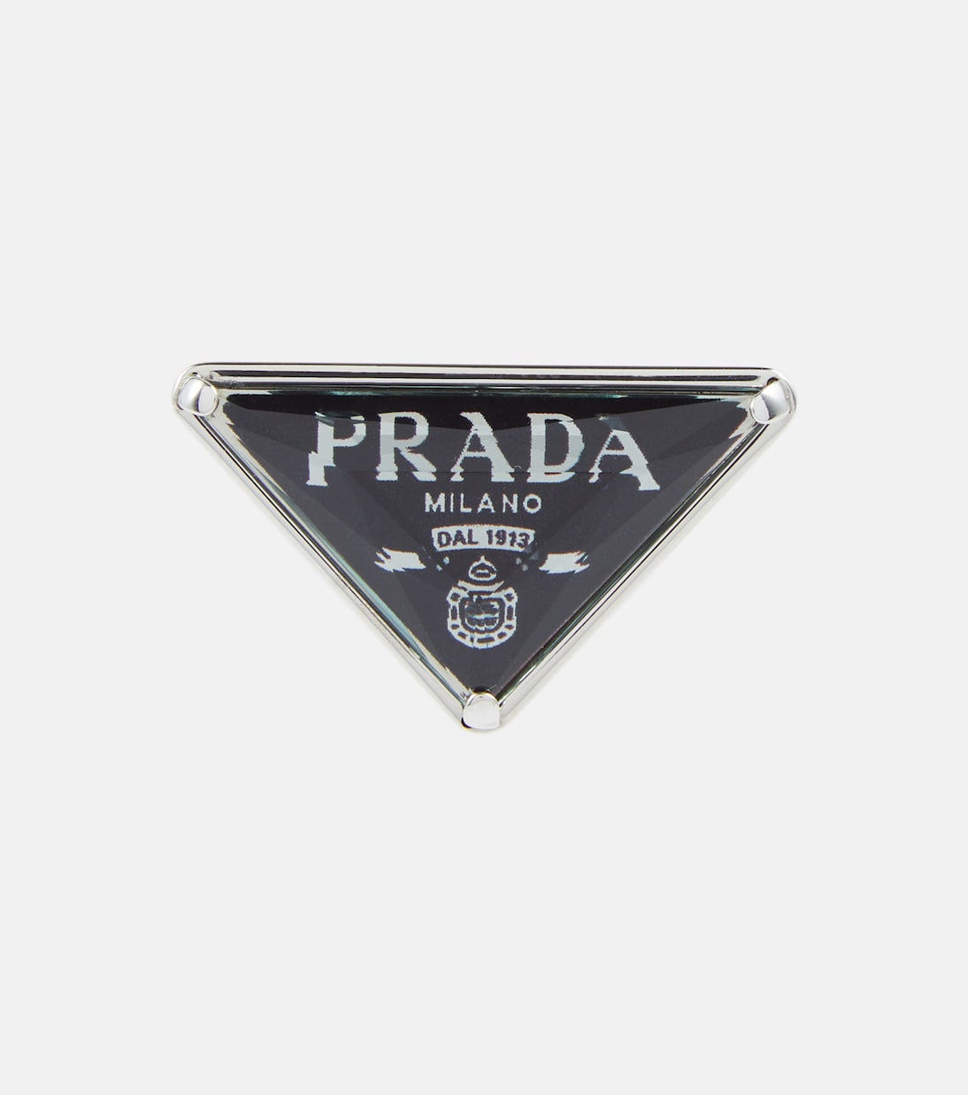 Clip d’oreille unique Stone Jewels en argent sterling | Prada