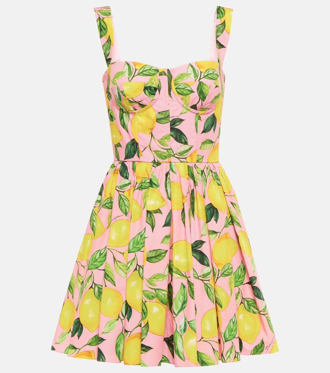 Vestido de algodón estampado | Dolce&Gabbana