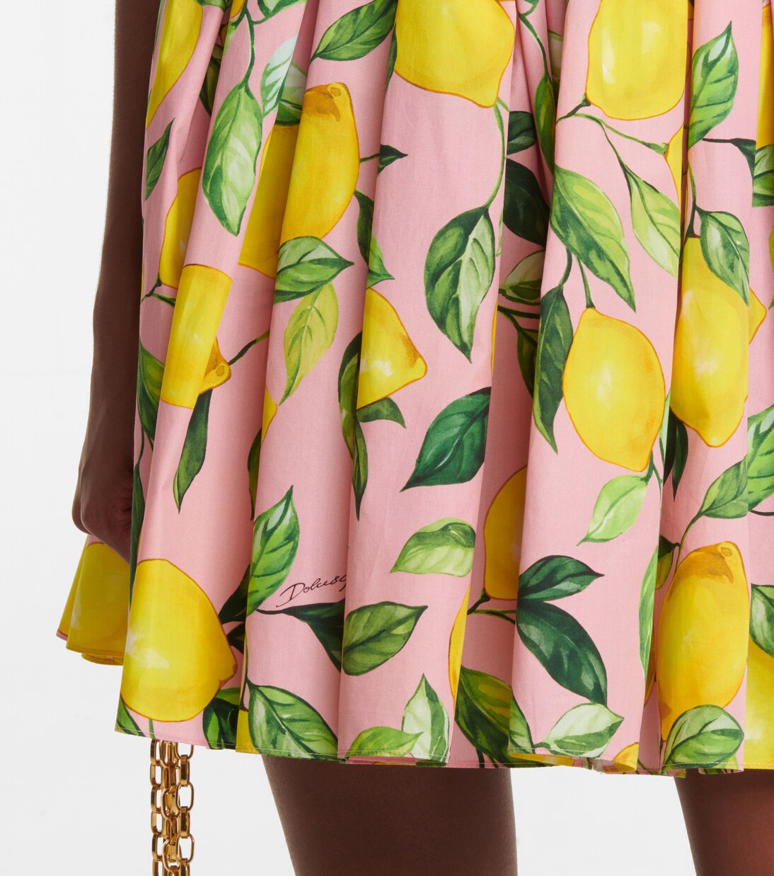 Vestido de algodón estampado | Dolce&Gabbana