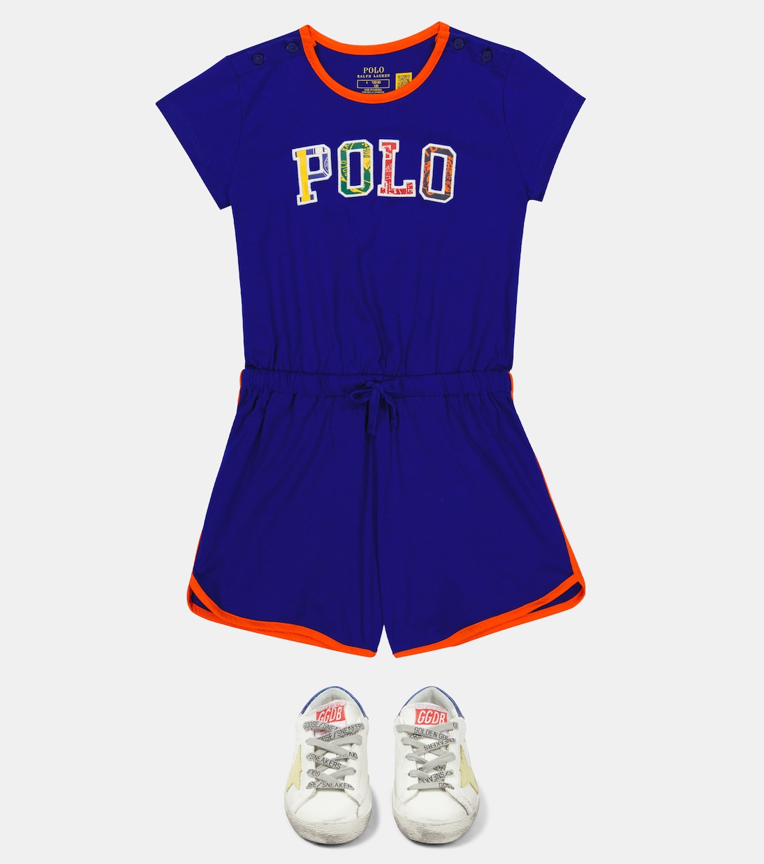 Mono de algodón con logo | Polo Ralph Lauren Kids