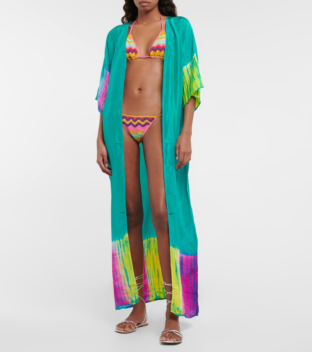 Vestido de playa Hailey de seda | Anna Kosturova