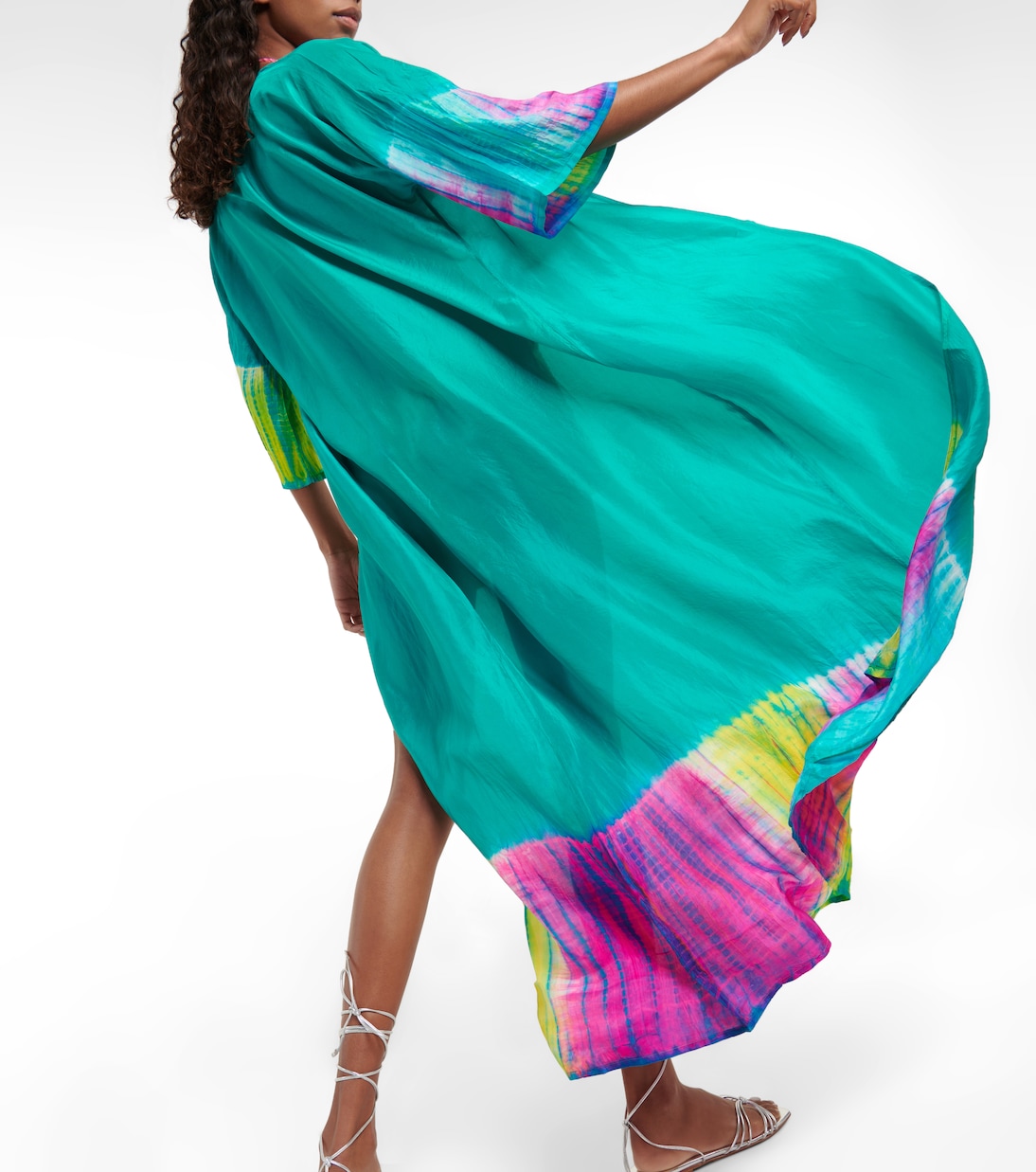 Vestido de playa Hailey de seda | Anna Kosturova