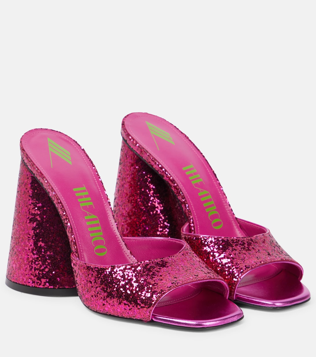 Sandali Devon in pelle con paillettes | The Attico