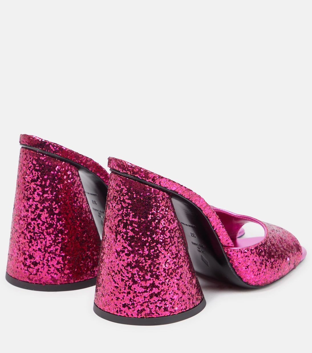 Sandali Devon in pelle con paillettes | The Attico