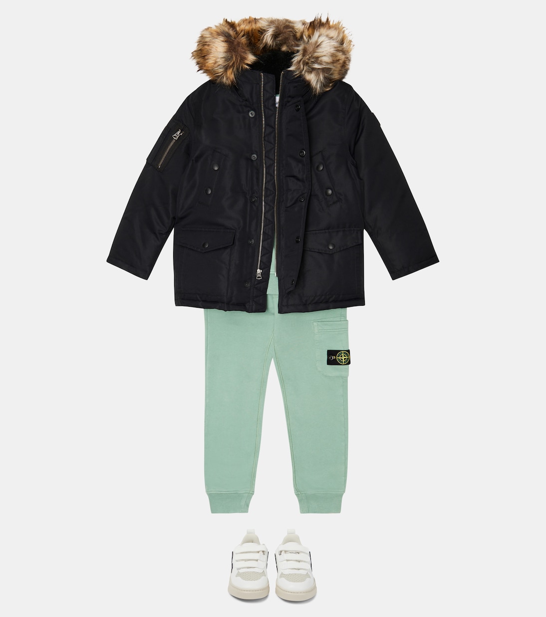 Faux fur-trimmed parka | Polo Ralph Lauren Kids